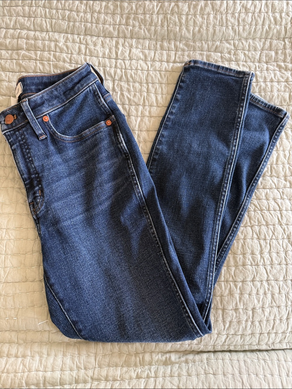 Madewell Curvy Dark Wash Skinny Jeans for Women